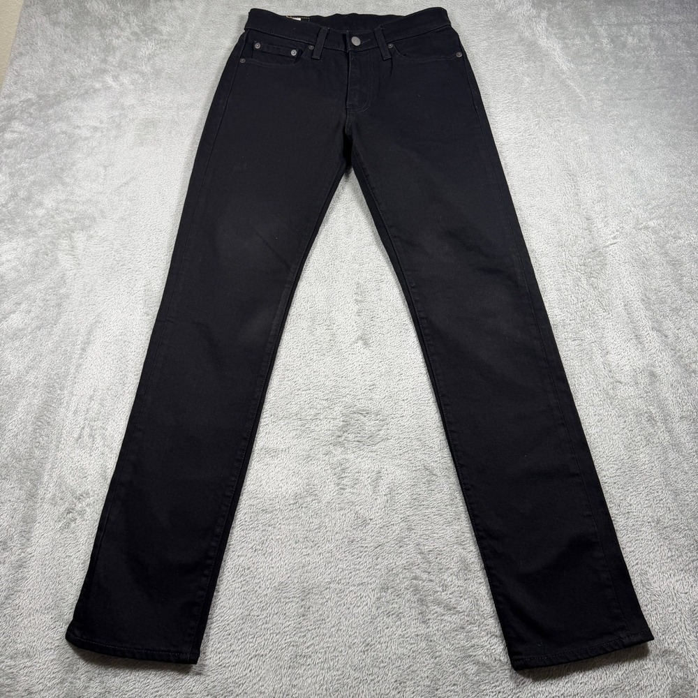 Levi's Premium Jeans 511 Mens 28x32 Black Slim Fit Waterless Stretch